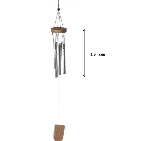 Campana a vento con tubi metallici 37 cm