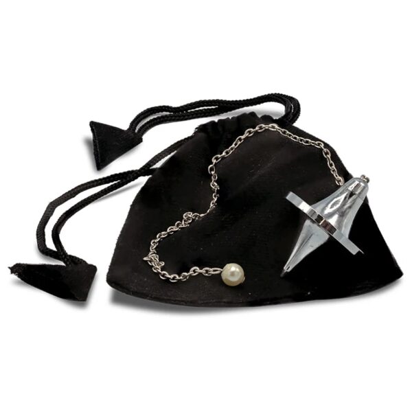 Pendolo Ufo in ottone cromato