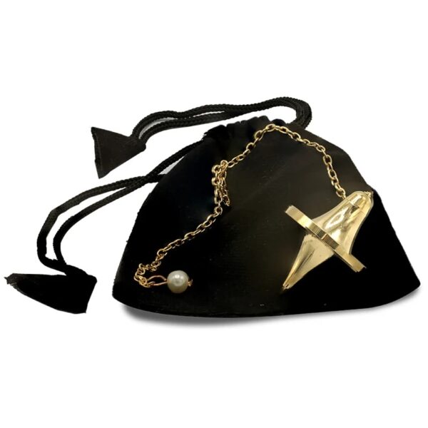 Pendolo in ottone dorato
