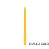 Candela conica 250 mm Giallo caldo