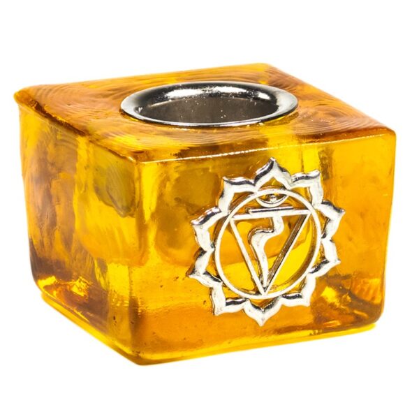 Portacandele Chakra Plesso Solare