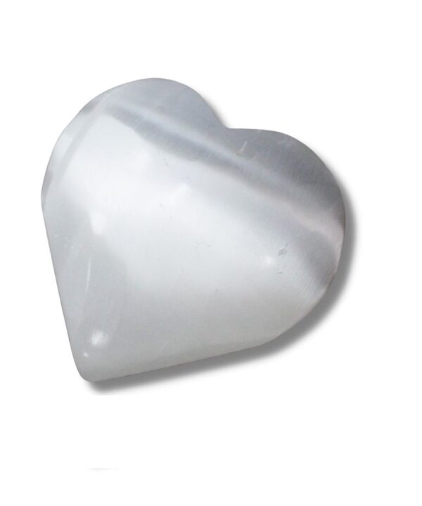 Cuore in Selenite 5/6 cm circa