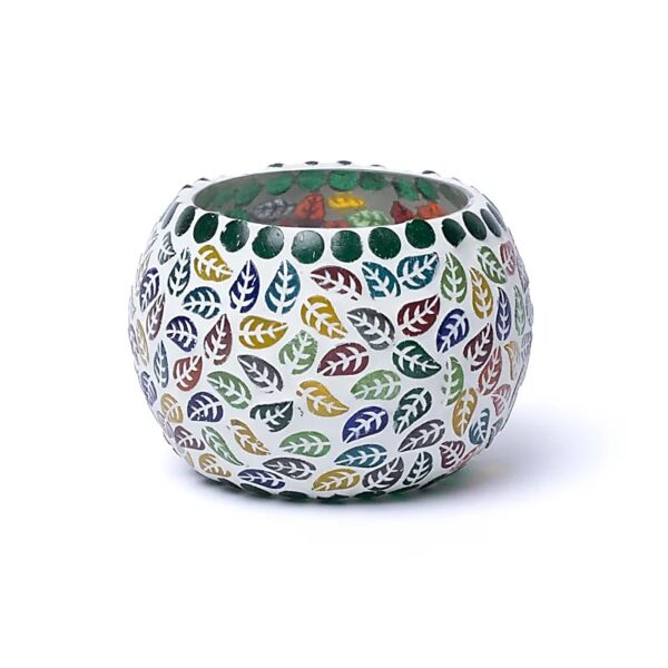 Portalumino mosaico foglie