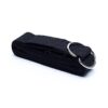 Cintura per yoga con anello a D cotone nero 250X4