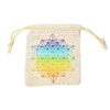 Sacchettino in cotone tetraedro 64 stelle