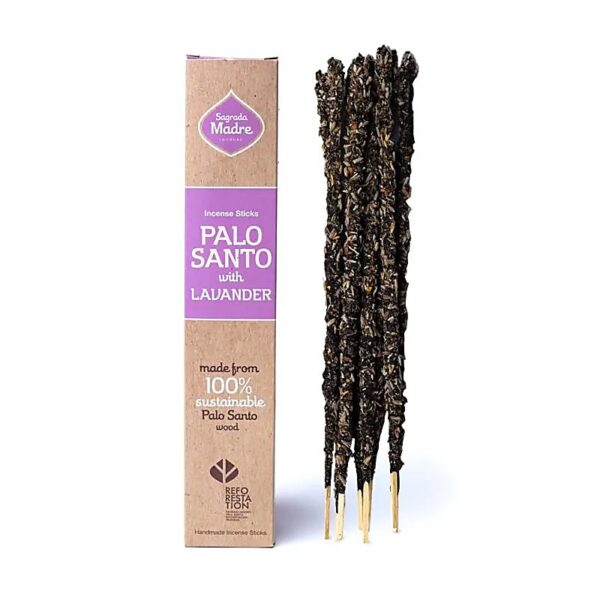 Bastoncini Incenso Palo Santo con Lavanda Sagrada Madre