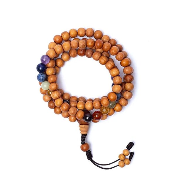 Mala chakra kadam 108 grani ±0,8