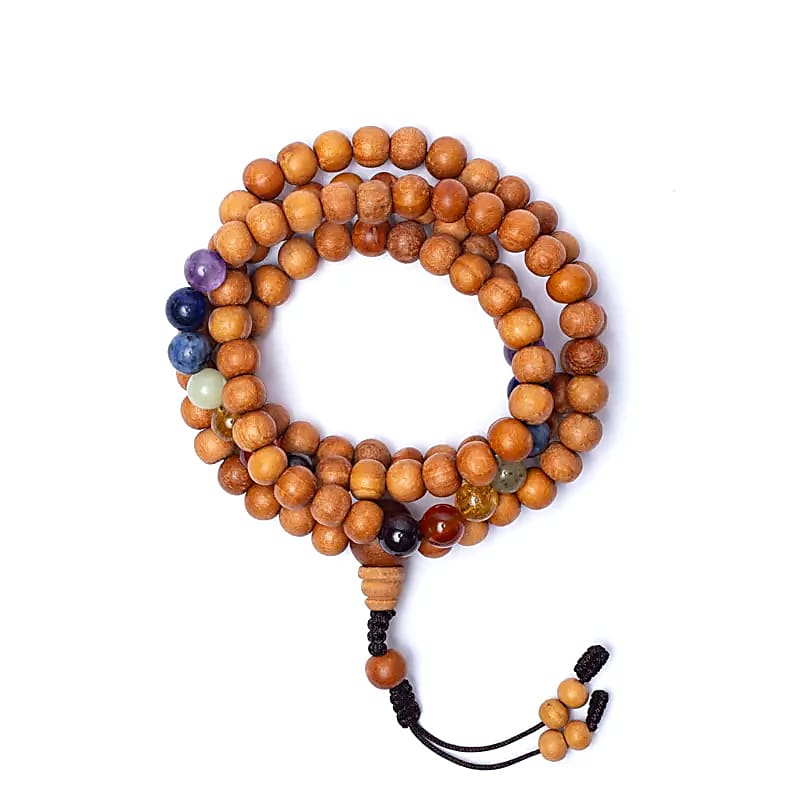 Mala chakra kadam 108 grani ±0,8