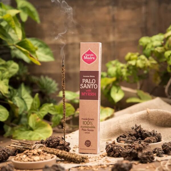 Sagrada Madre incenso Palo Santo con Mirra