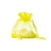 Sacchetto regalo in organza giallo XS