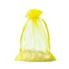Sacchetto regalo in organza giallo S