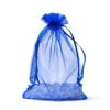 Sacchetto regalo in organza blu S